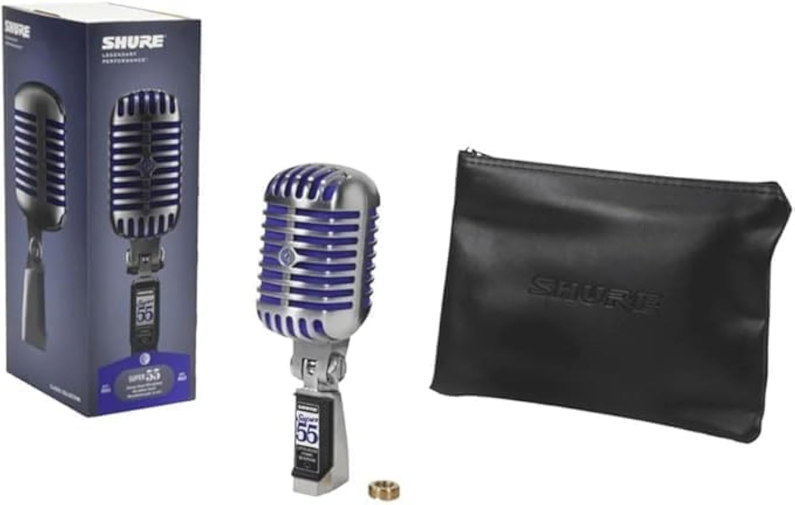Amazon.co.jp: SHURE シュア SUPER 55-J ボーカル用ガイコツマイク