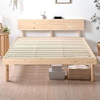 Amazon｜タンスのゲン ベッド セミダブル 天然木 北欧パイン材使用 宮