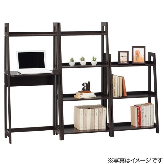 Amazon｜ニトリ シェルフ ラダーN 3段 ダークブラウン NITORI 8790785