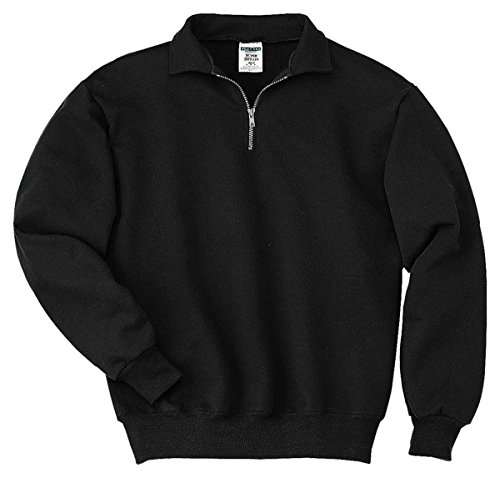 Jerzees Adult Super Sweats Quarter-Zip Cadet Collar Sweatshirt