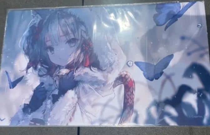 Amazon | シャドウバース プレイマット 暗黒のウェルサ 応援イラスト