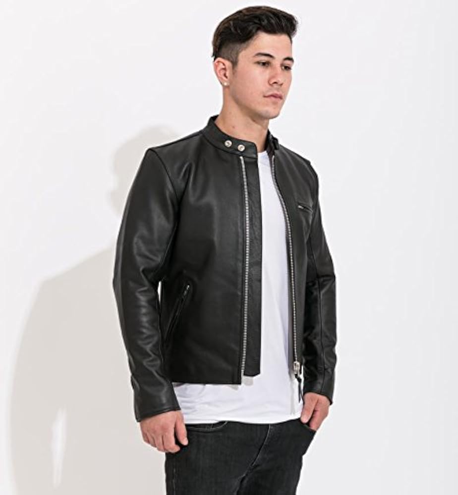 Amazon | [フリーダム] 【本革】革ジャン バッファローレザー メンズ