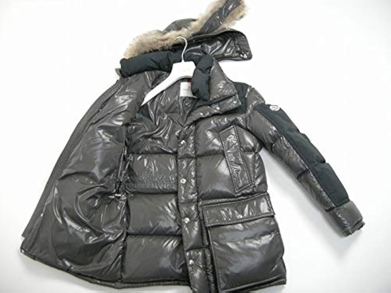 Amazon | [モンクレール] FREY フレイ メンズ ファー付きダウンコート