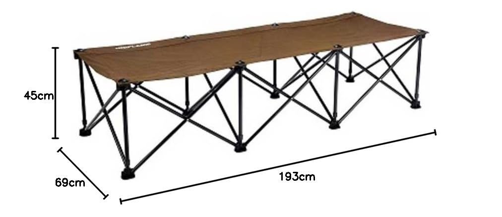 Amazon | [ユニフレーム] キャンプ コット リラックスコット ブラウン