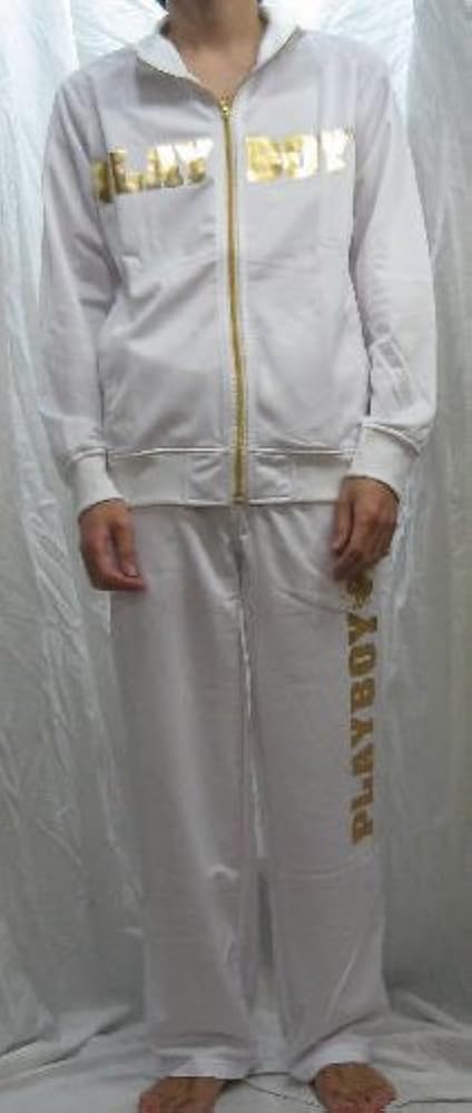 Amazon | プレイボーイ ジャージ上下 金箔プリント PBJT-04 男女兼用