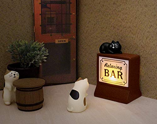 Amazon.co.jp: デコレ コンコンブル concombre 三毛猫BAR BAR看板LED