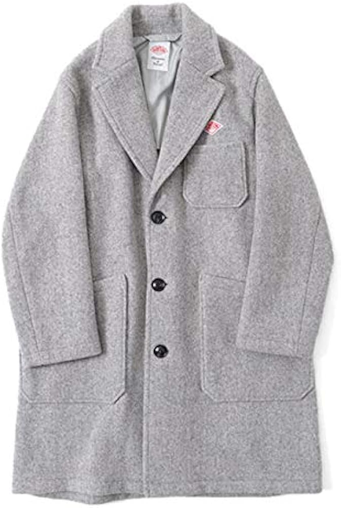 Amazon | [ダントン] オーバーサイズ ウールモッサ チェスターコート