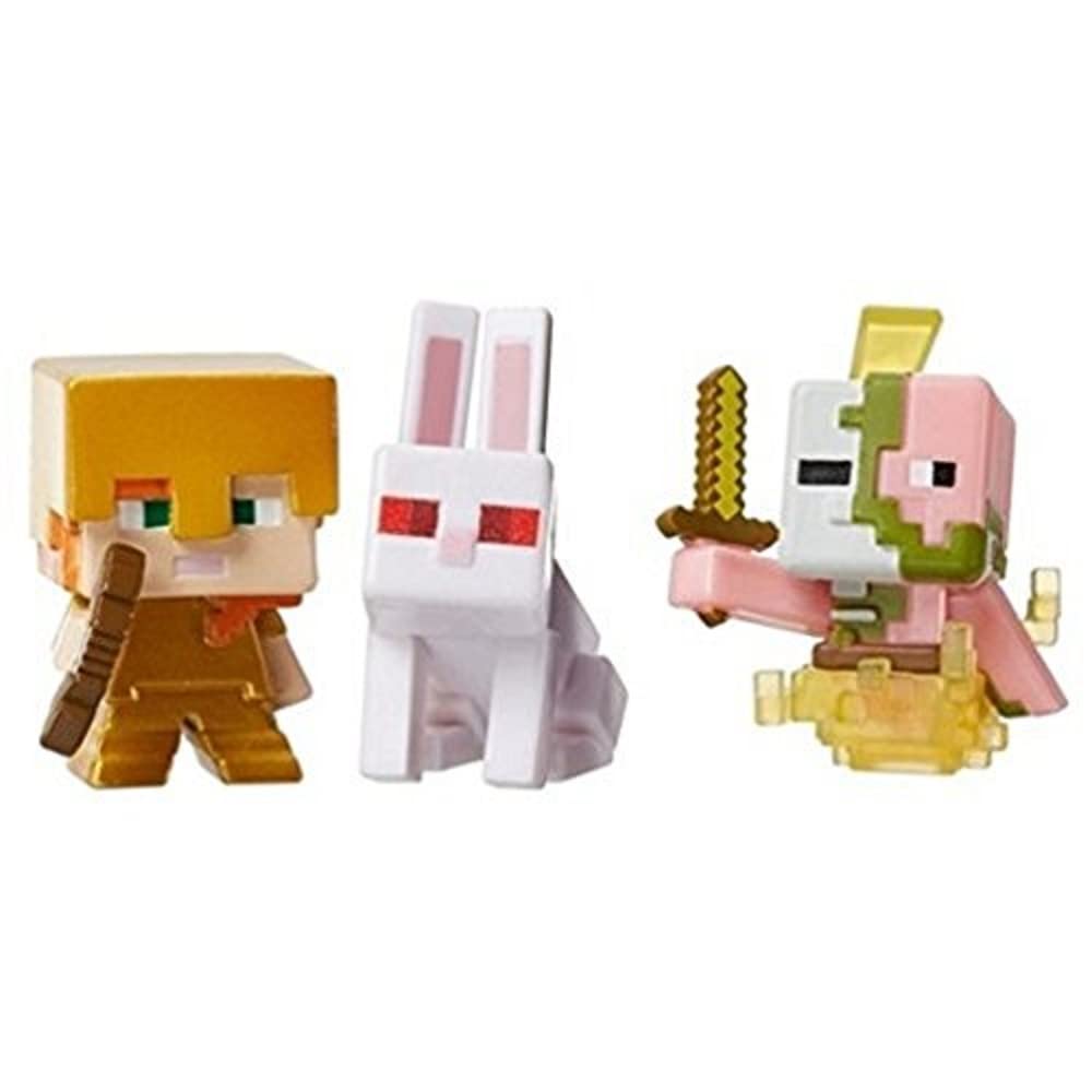 Amazon.com: Minecraft Mini Figure 3-Pack, Killer Bunny, Spawning