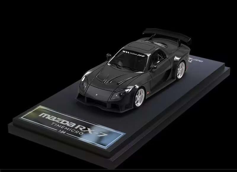 Amazon | 1/64 Timemicro マツダ RX7 ヴェイルサイド VeilSide 黒