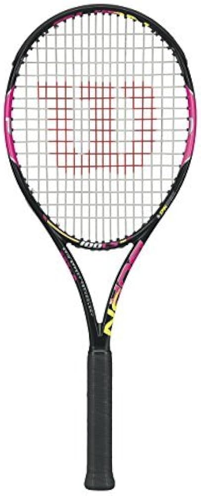 Amazon | Wilson Burn 100lsテニスラケット – ピンク、3グリップby