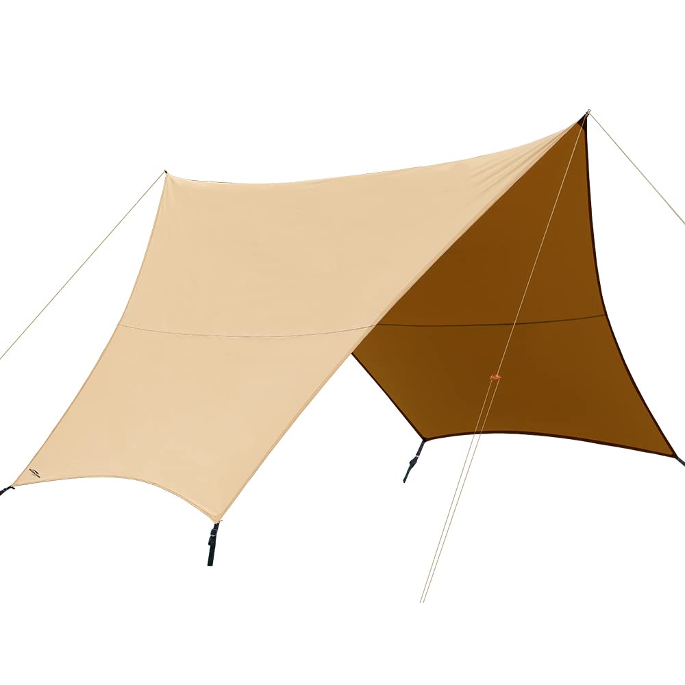 Amazon.co.jp: SoomloomタープAdranus 4.5x5.8 焚き火可能 ポリ