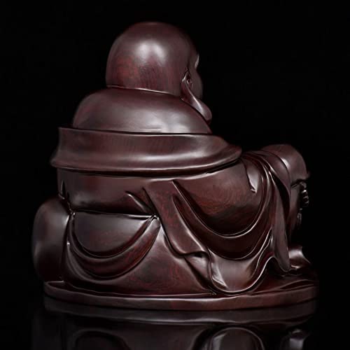 Amazon.co.jp: 布袋さんの置物 6cm 高級天然 黒檀 木彫りの布袋様