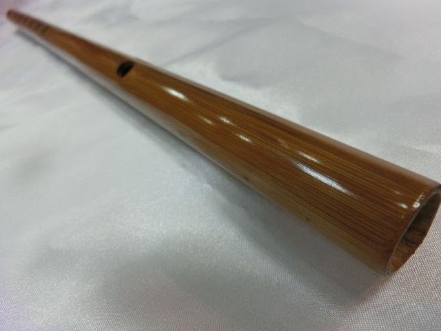 琉球横笛 竹製（A♯調）基本の音の高さになります。手工品 新品未使用