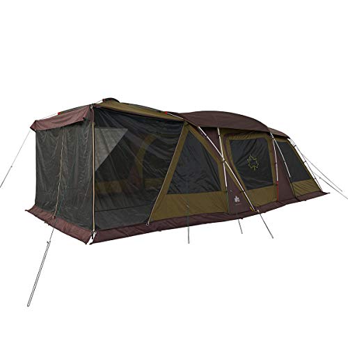 ロゴス初の「3ルームテント」で夢の超大型リビング！！2ルームに独自