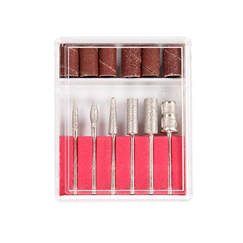 Amazon.co.jp: ビットセット オフに使える6本セット Nail Drill bit