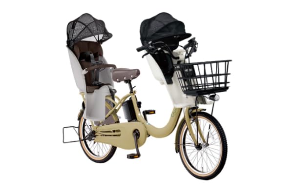 パナソニック ギュット電動アシスト自転車 チャイルドシート・レインギア付