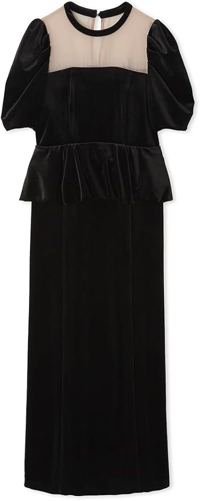 Amazon.co.jp: [リリーブラウン] ペプラムベロアドレス LWFO254094