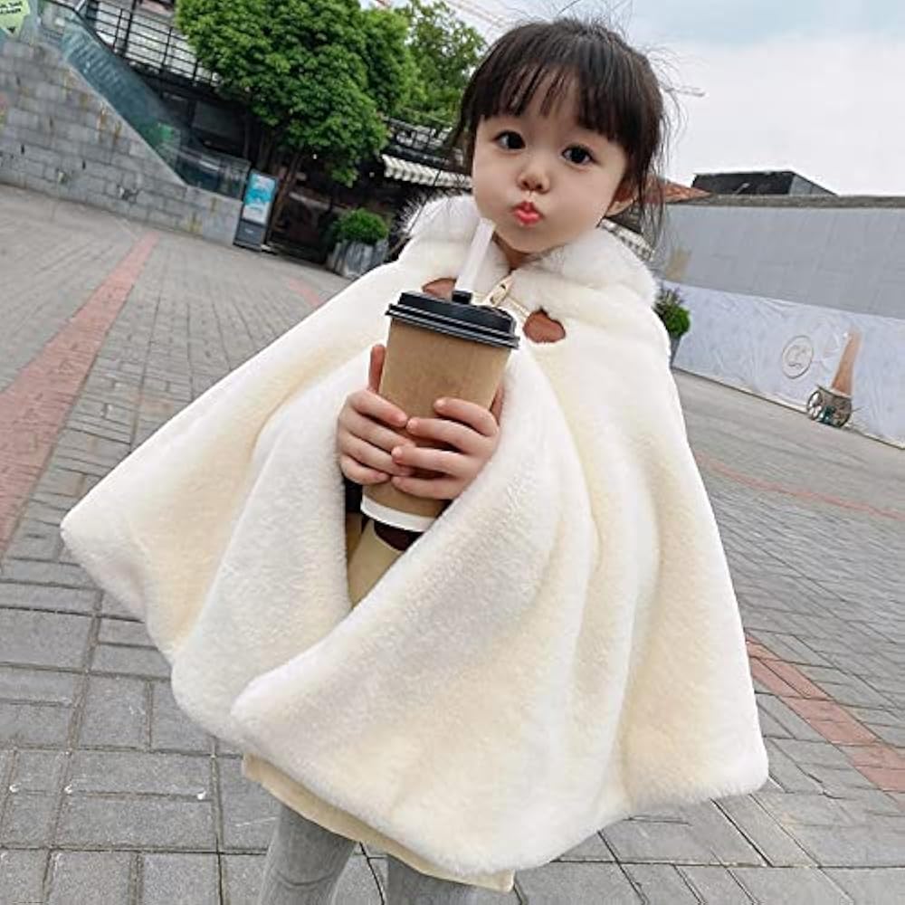 Amazon | kids 子ども ポンチョ 帽子付きポンチョ 子供 ケープ