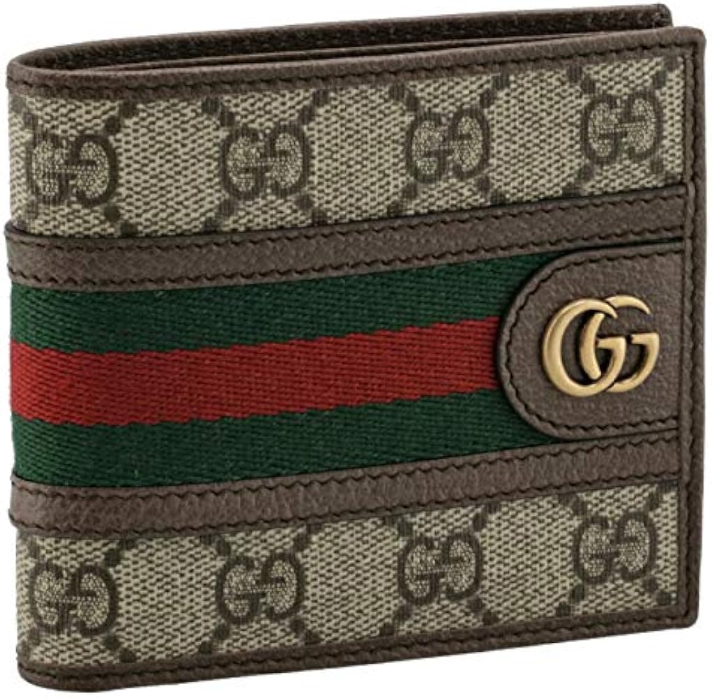 Amazon.co.jp: [グッチ] 財布 メンズ OPHIDIA 二つ折り キャンバス素材