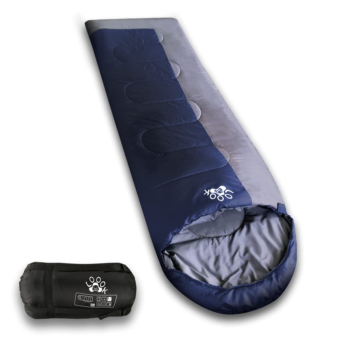 Amazon.co.jp: 【Loook】災害対応 寝袋 防災 新素材 人工ダウン 寝袋