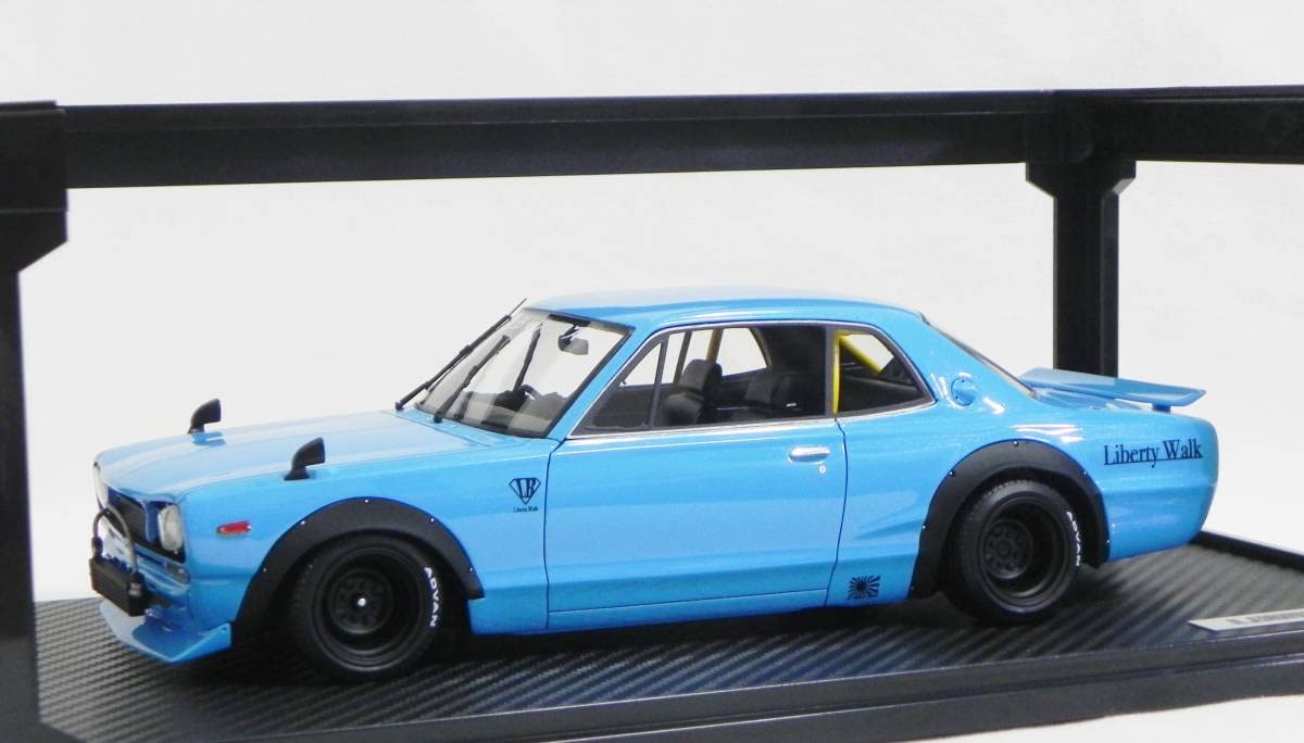 Amazon | IG 2627 1/18 LB-WORKS Hakosuka 2Door Light Blue WEB限定