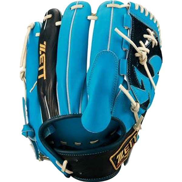 ZETT PROSTATUS イエロー、軟式、投手用 、左利き用 ゼット 左利き 左