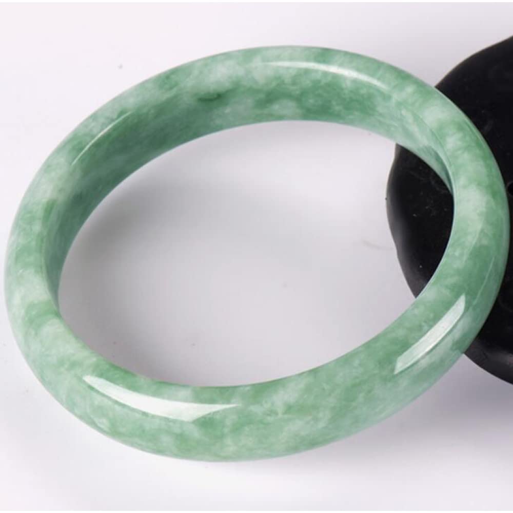 Amazon.co.jp: 翡翠バングル、珪岩翡翠バングル、ライトグリーン