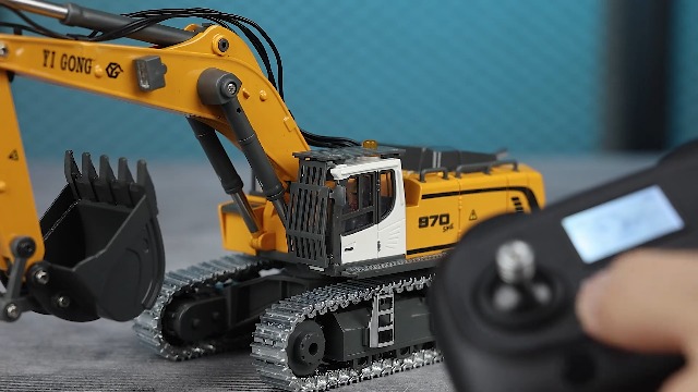 Amazon.com: wheelfun 1/50 RC Excavator K970 Engineering Vehicle