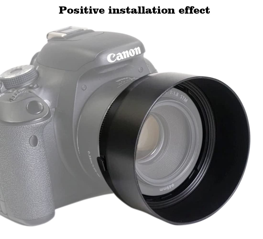 Amazon.com : HUIPUXIANG 50mm Lens Hood for Canon EF 50mm f/1.8 STM
