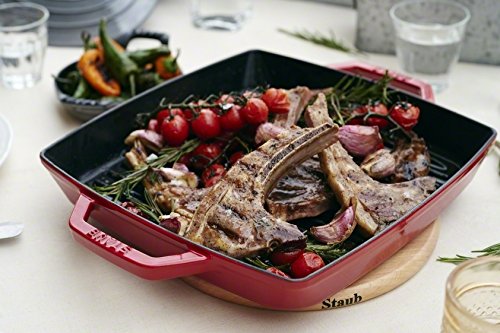 Amazon｜staub ストウブ 「 ピュアグリル スクエア ブラック 23cm