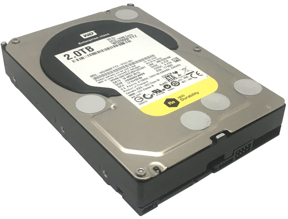 Amazon.com: Western Digital RE WD2000FYYZ 2TB 7.2 K RPM 64MB Cache