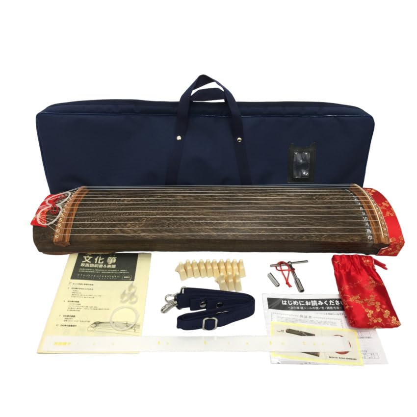 お琴 箏 全長約183cm×全幅約25cm 和楽器 13弦 ソフトケース付 お琴 箏