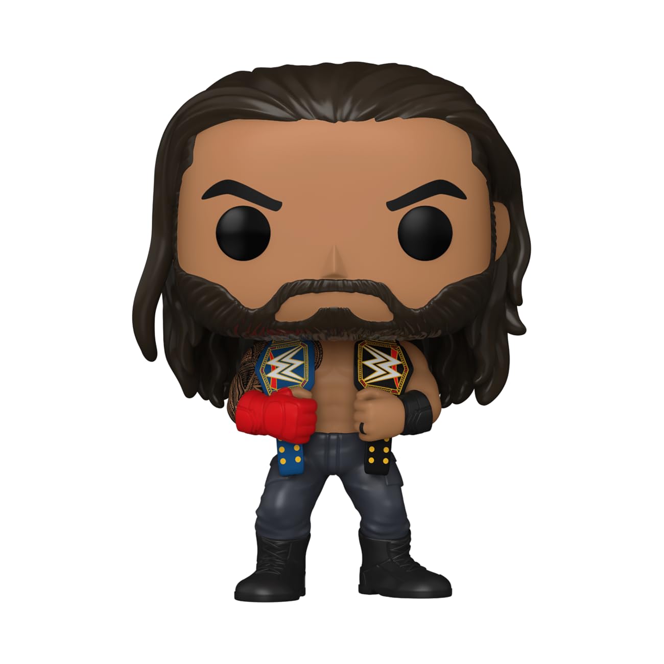 Amazon.com: Funko POP! WWE: Roman Reigns with Belts - Collectable