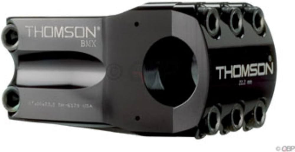 Amazon | THOMSON(トムソン) BMX ステム SME156BK ブラック 50mm 22.2