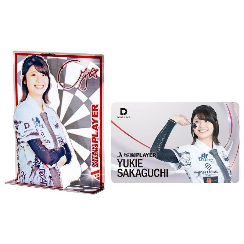 Amazon.co.jp: ダーツライブカードPLAYER GOODS第四弾坂口優希恵選手