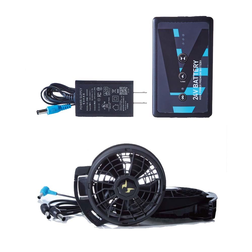 Amazon.co.jp: (サンエス) 空調風神服 24V仕様リチウムイオン