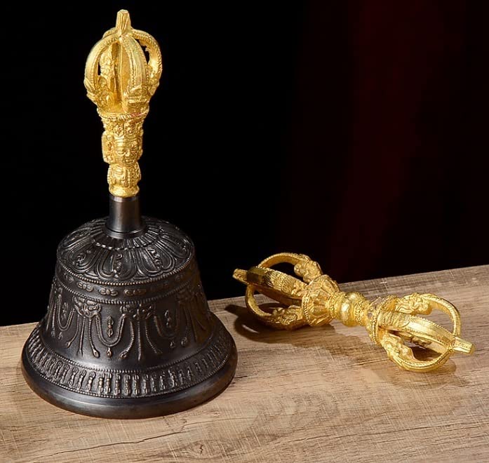 Amazon｜金剛鈴 大型仏教ベル 鈴 ハンドベル 仏教 仏具密教法具・寺院