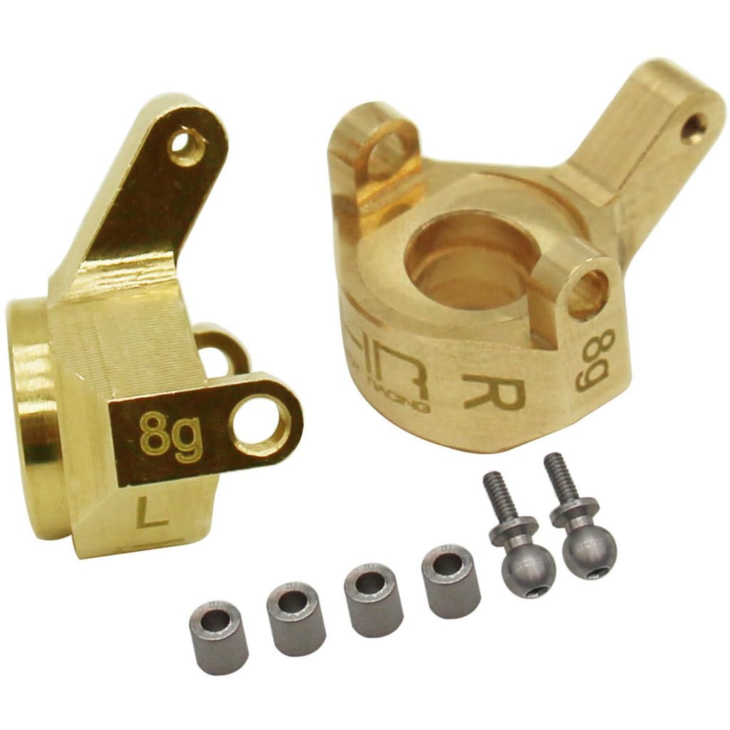 Amazon.com: Hot Racing SXTF21H Brass Front Steering Knuckle SCX24