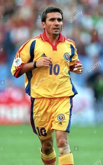 ルーマニア代表ゲオルゲハジHAGI サッカーユニフォームアディダス