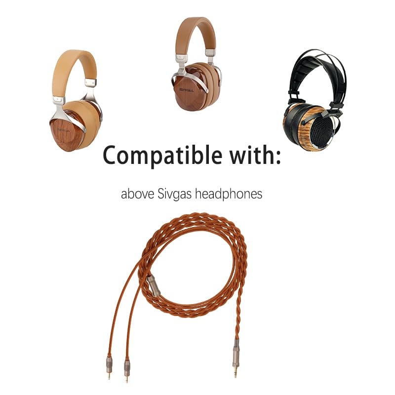 Amazon | SIVGA 交換用 ヘッドホンケーブル 2.5mm x 2⇔3.5mm コネクタ