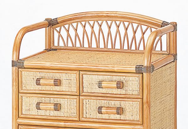 Amazon｜籐チェスト ラタン 籐家具 引き出し8杯タイプ 55センチ幅 収納