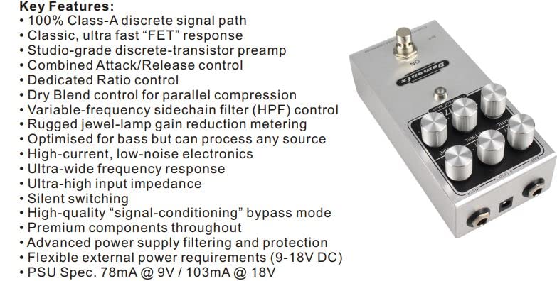Amazon.com: Demonfx CALL76 Compact FET Bass Compressor Fast US