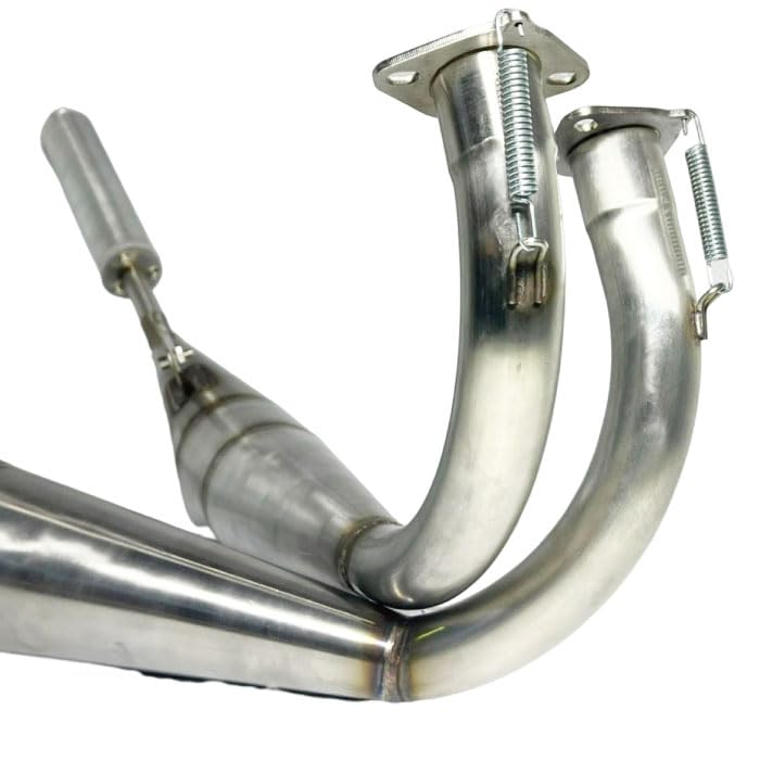 Amazon | RZ250 クロス チャンバー マフラー バイク | チャンバー | 車