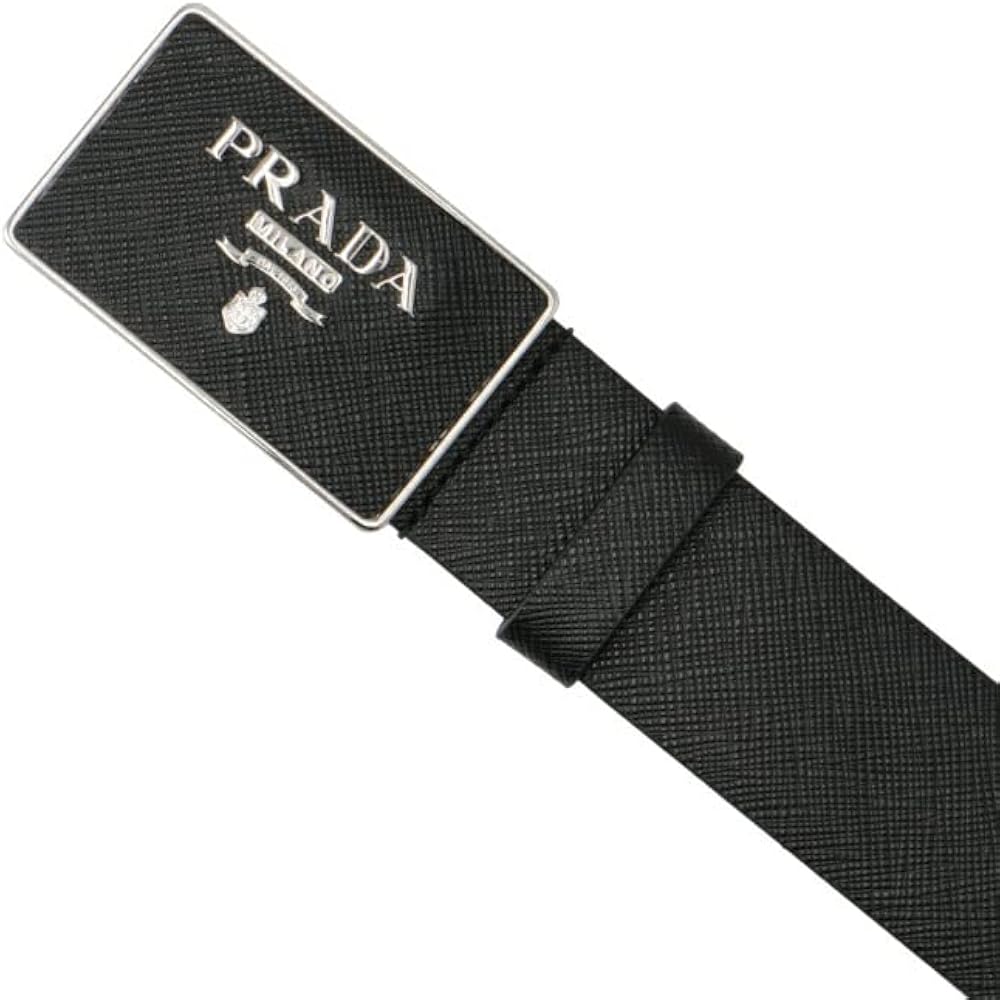 Amazon | [Prada] [プラダ] ベルト メンズ SAF. レザーベルト NERO