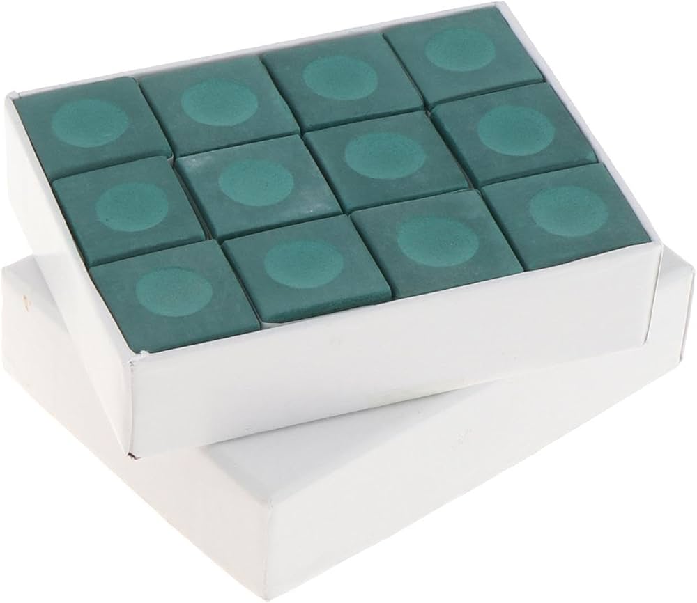 Amazon.co.jp: QSTDGVPW 12x ビリヤード キュー チョーク、ビリヤード