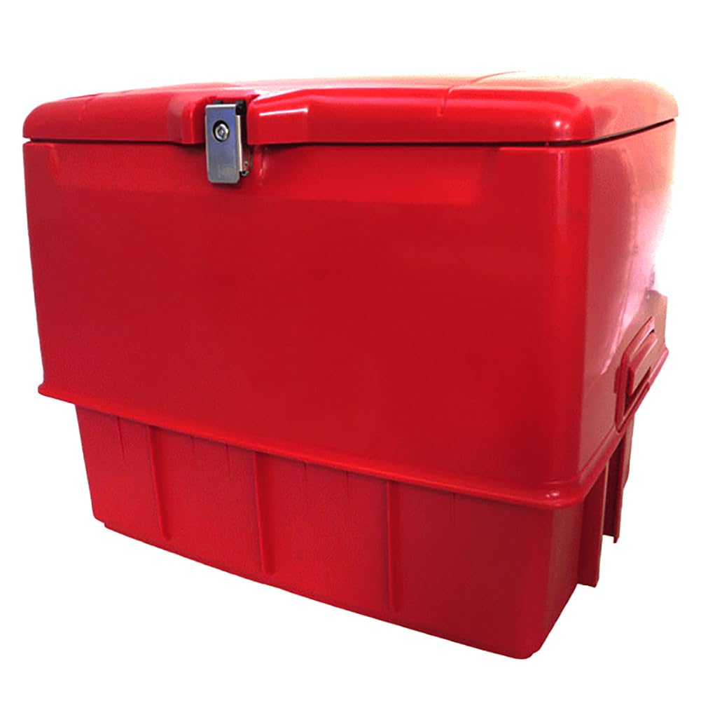 Amazon | 旭精器製作所 郵政集配用大型キャリーボックス 赤 af 旭風防