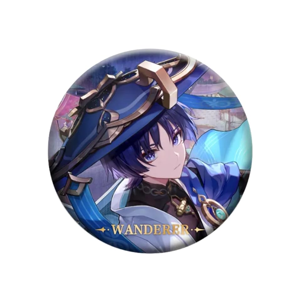 Amazon.co.jp: 原神シリーズ キャラクター缶バッジ Genshin 放浪者