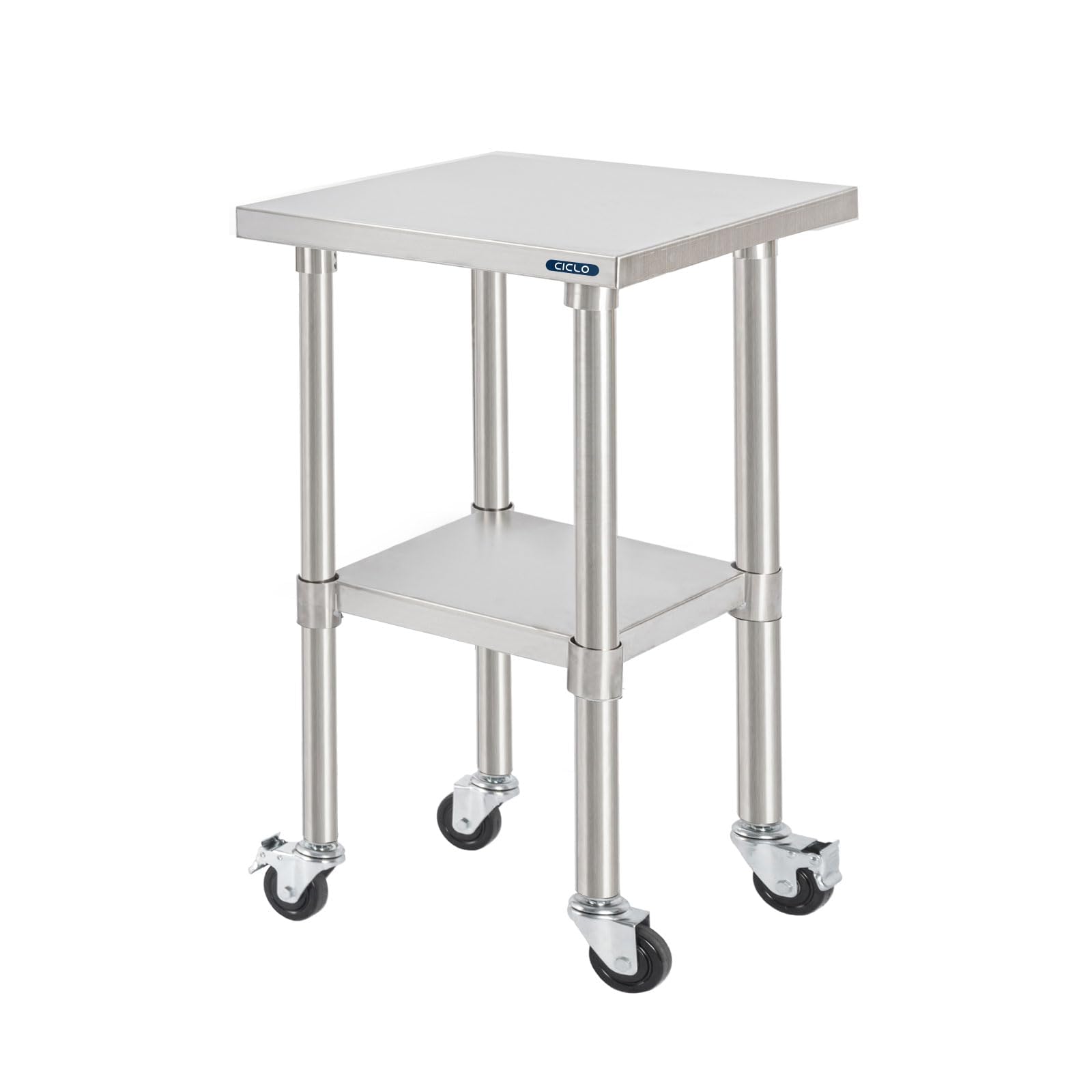 Amazon.co.jp: aiji ステンレス作業台 キャスター付き 業務用 幅