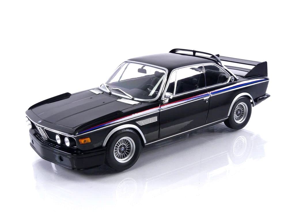 Amazon.com: Minichamps 1973 3.0 CSL Black with Red and Blue