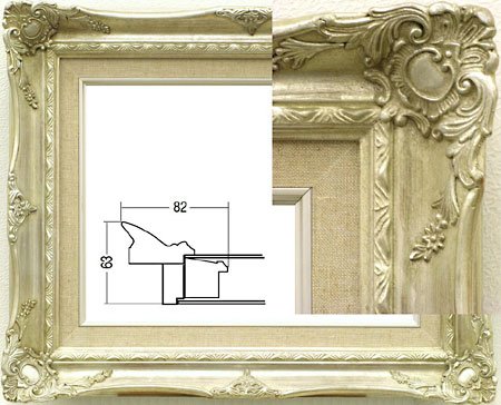 あさきゆめみし 油絵用額縁 F0用4点 SM用2点 ハンドメイド